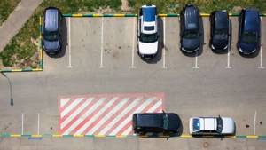 Размер парковки для легкового автомобиля